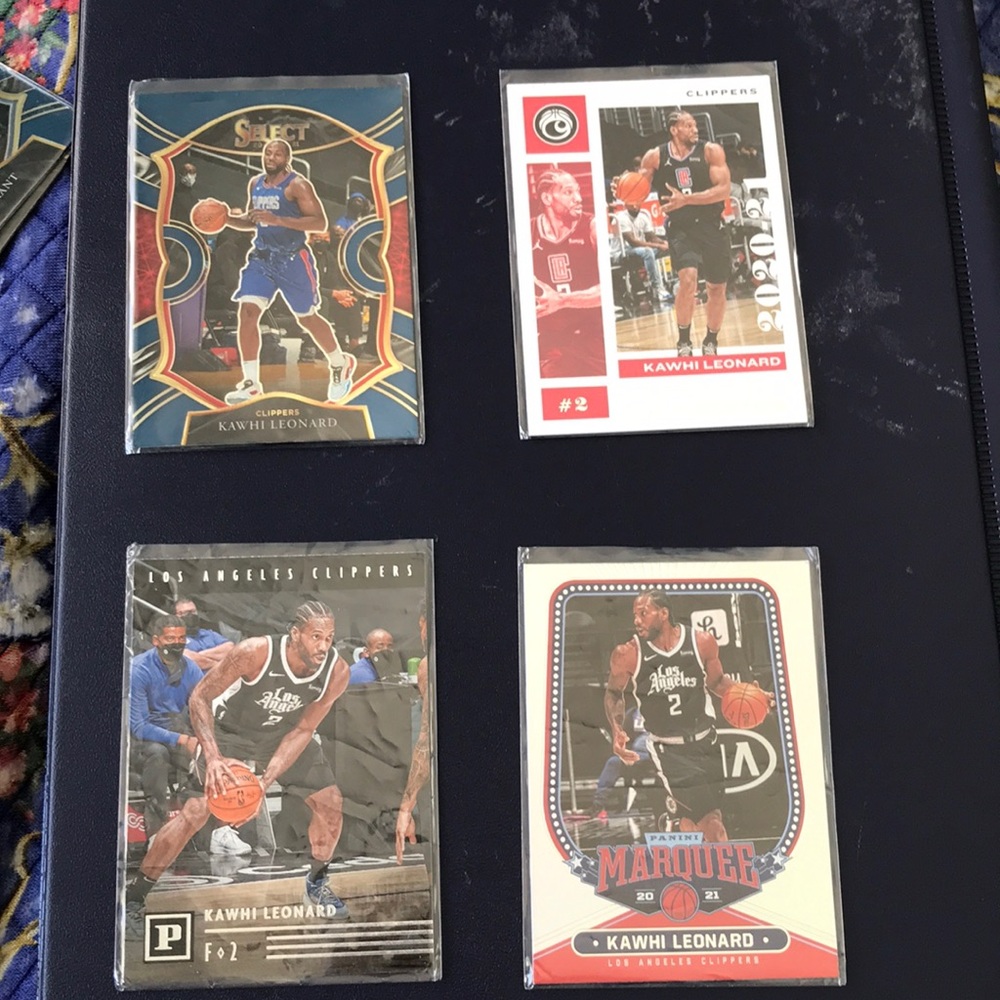 4 Pck of NBA BASKETBALL PLAYER Kawhi Leonard